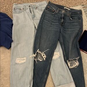 Levi’s Blue and Light Blue Women's Jeans Bundle